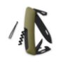 Imagen de SWIZA - NAVAJA ALLBLACK STANDARD D03, 11 FUNCIONES, OLIVO