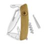 Imagen de SWIZA - NAVAJA LE CHÂTILLON ORIGINAL SINGLE HAND SH03 TR-TT AM WAVY EDGE, 12 FUNCIONES, MADERA  ROBLE