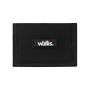 Imagen de WALLIS - CARTERA CON VELCRO 3 DOBLECES, CERRADA 14X10 CM, ABIERTA 30X14 CM, NEGRA
