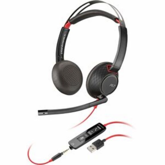 Imagen de HEWLETT PACKARD - HP POLY BLACKWIRE 5220 STEREO USB-A HEADSET (BULK)