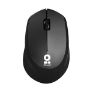 Imagen de PAQ. C/2 - DATA COMPONENTS - MOUSE INALAMBRICO CON BATERIAS NEGRO