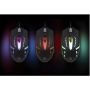 Imagen de PAQ. C/3 - IC - MOUSE OPTICO LUMINISCENTE RGB U SB NEGRO