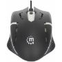Imagen de PAQ. C/3 - IC - MOUSE OPTICO LUMINISCENTE RGB U SB NEGRO