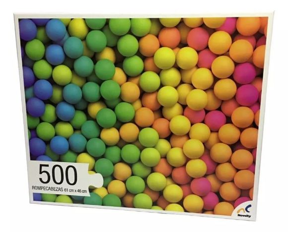 Imagen de NOVELTY - ROMPECABEZAS PELOTAS DE COLORES 61 X 46 CMS 500 PZAS 
