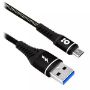 Imagen de PAQ. C/5 - DATA COMPONENTS - CABLE USB V2.0 A MICRO B 1.0M DENIM NEGRO