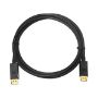 Imagen de PAQ. C/3 - DATA COMPONENTS - CABLE DISPLAY PORT V1.2 MACHO-M ACHO SOPORTA 2K-4K 1 M