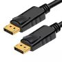 Imagen de PAQ. C/3 - DATA COMPONENTS - CABLE DISPLAY PORT V1.2 MACHO-M ACHO SOPORTA 2K-4K 1 M