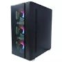 Imagen de NACEB - GABINETE EVOTEC 1021 CISTAL TEMPAD MIDTOWER ATX USB 3.0 S/N FUE