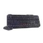 Imagen de NACEB - KIT TECLADO Y MOUSE GAMER NACEB 633 RETROILUMINADO ERGONOMICO NEGR