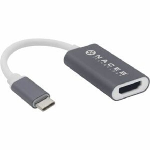 Imagen de PAQ. C/2 - NACEB - ADAPTADOR Y CONVERTIDOR DE VIDE O METALICO TIPO C A HDMI 4K.FHD