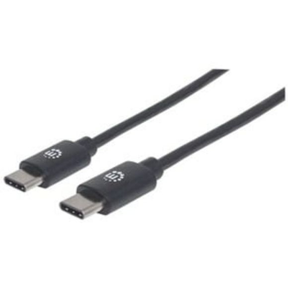 Imagen de PAQ. C/3 - IC - CABLE USB C V2.0 C C 0.5M NEGRO 480MBPS