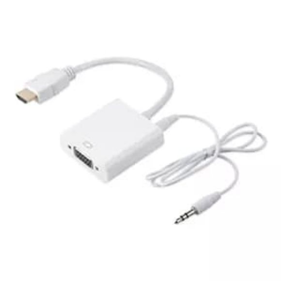 Imagen de PAQ. C/2 - DATA COMPONENTS - CONVERTIDOR HDMI MACHO A SVGA H EMBRA CON AUDIO BLANCO BROBOTIX