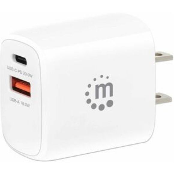 Imagen de IC - CARGADOR PARED 20W USB-C PD 20W Y USB-A QC 18W