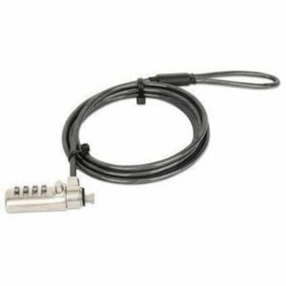 Imagen de IC - CANDADO LAPTOP NANO COMBINACION 1.8MTS GRIS