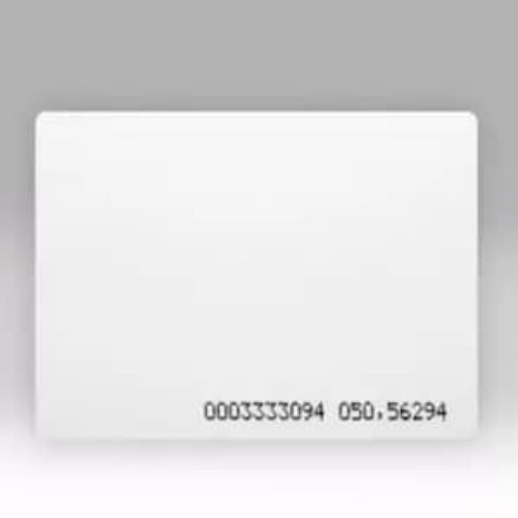 Imagen de PAQ. C/10 - BELDEN - TARJETA DE PROXIMIDAD AX-IDC DELGADA CON CODIGO IMPRESO FRECUENC