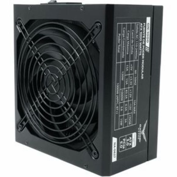 Imagen de NACEB - FUENTE DE PODER NACEB 0627 1000W 80+ GOLD FM PCIE 5.0 ATX NEGR
