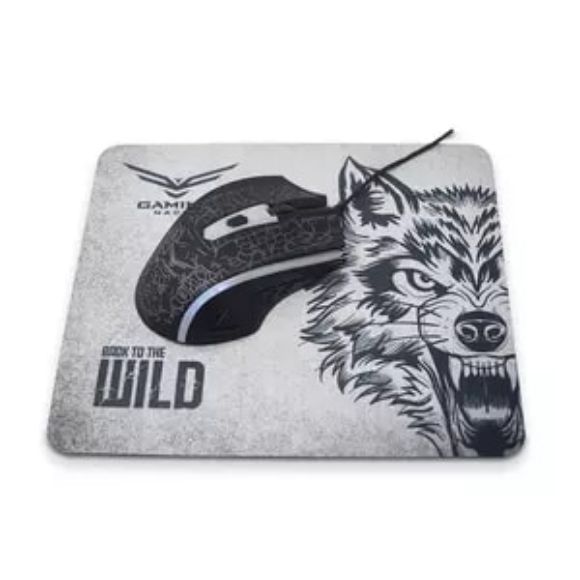 Imagen de PAQ. C/2 - NACEB - MOUSE Y MOUSEPAD GAMER NACEB 4 BOTONES.3 MODOS DPI 800-1000-1200