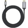 Imagen de IC - CABLE USB-C A HDMI M 2.0M 4K 60HZ NEGRO