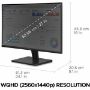 Imagen de VIEWSONIC - MONITOR DE 27IN 2K DE VIEWSONIC CON ENTRADA HDMI Y DISPLAYPORT
