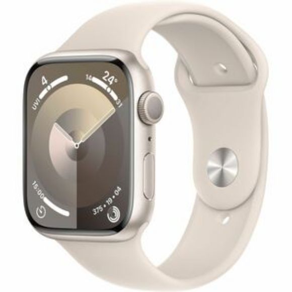 Imagen de APPLE - APPLEWATCH SERIES9 GPS CJA DE ALUMINIO BCO ESTRELLA 41MM CON CORR