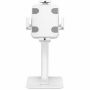 Imagen de IC - SOPORTE TABLETA ESCRITORIO 7.9 A 11 ANTIRROBO ROTACION BLANCO