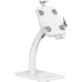 Imagen de IC - SOPORTE TABLETA ESCRITORIO 7.9 A 11 ANTIRROBO ROTACION BLANCO