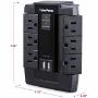 Imagen de CYBER POWER - CYBERPOWER P600WSURC1 6-OUTLET HOME OFFICE SURGE PROTECTOR WALL TA