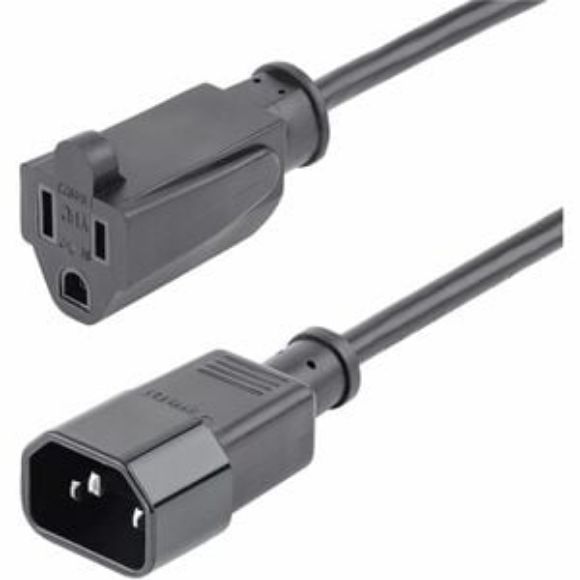 Imagen de STARTECH - CABLE DE PODER PC DE 0.3M - PA CK 10 - ADAPTADOR NEMA 5 15R A C14