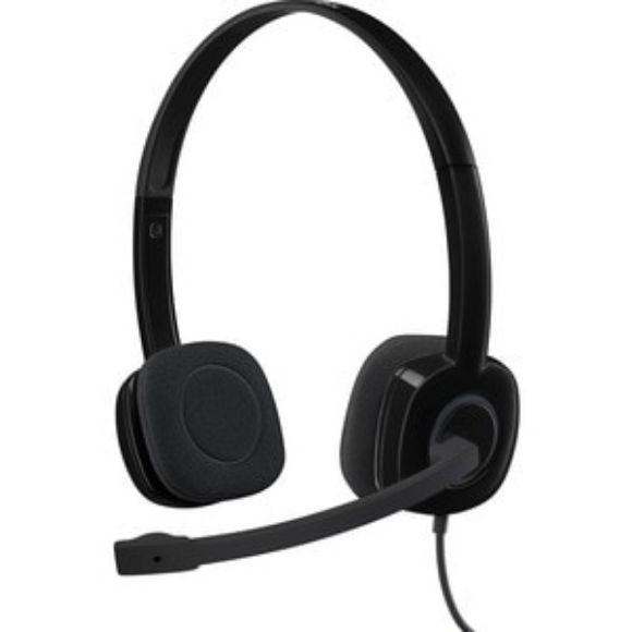 Imagen de LOGITECH - HEADSET PC-STEREO HEADSET H151 BLACK ANALOG-N/A-AMR-403-WITH ONE P