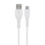 Imagen de PAQ. C/3 - DATA COMPONENTS - FASTCHARGE CABLE USB V3.0 A-TIPO C BLANCO 1M