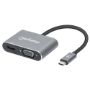 Imagen de MANHATTAN - DOCKING USB-C  4 PTOS, HDMI/VGA, USB-A/USB-C PD