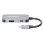 Imagen de MANHATTAN - DOCKING USB-C  3 PTOS, HDMI/USB-A/USB-C PD