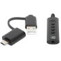 Imagen de MANHATTAN - CONVERTIDOR USB 2.0 / USB-C A TARJETA SONIDO 3.5 MM, CABLE CON CONTROLES