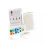 Imagen de PAQ. C/10 - BELDEN - CONECTOR JACK ENSON CAT5E COLOR BLANCO