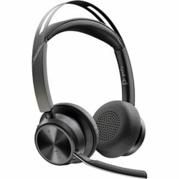 Imagen de HEWLETT PACKARD - HP POLY VOYAGER FOCUS 2-M MICRO TEAMS USB-C W/ CHARGE STAND HEADSET
