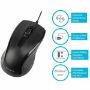 Imagen de PAQ. C/3 - TARGUS - MOUSE OPTICO USB 5FT DISENO ERGONOMICO Y AMBIDIESTRO