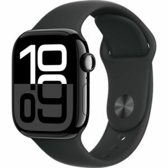 Imagen de APPLE - APPLE WATCH SERIES 10 GPS + CEL LULAR 42MM JET BLACK ALUMINIUM CASE