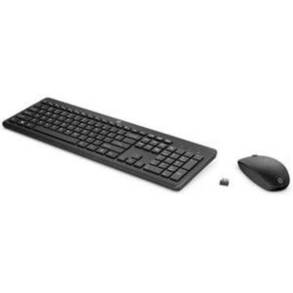 Imagen de HEWLETT PACKARD - COMBO TECLADO Y MOUSE OPTICO HP 235 INALAMBRICO 1600PPP 1YW