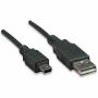 Imagen de PAQ. C/5 - IC - CABLE USB V2.0 A-MINI B 0.9M NEGRO