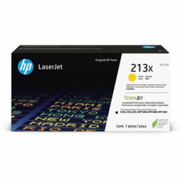 Imagen de HEWLETT PACKARD - HP 213X YLW ORIGINAL LASERJET TONER CRTG