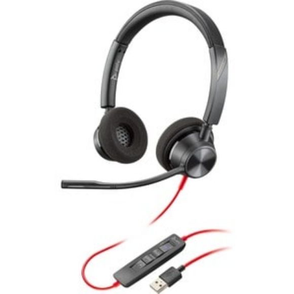 Imagen de HEWLETT PACKARD - POLY BLACKWIRE 3325 MICROSOFT TEAMS CERTIFIED USB-A HEADSET