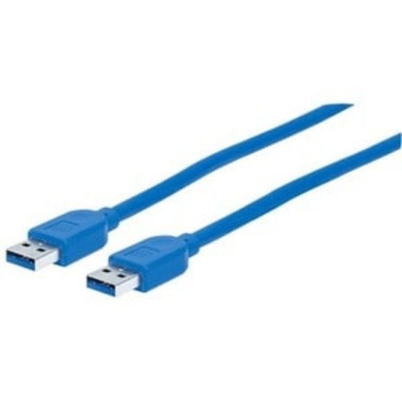 Imagen de PAQ. C/2 - IC - CABLE USB V3.2 A-A 1.8M AZUL 5 GBPS
