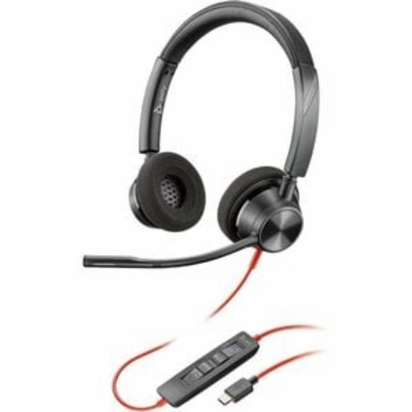 Imagen de HEWLETT PACKARD - HP POLY BLACKWIRE 3320 TEAMS USB-C HEADSET USB-C/A ADAPTER