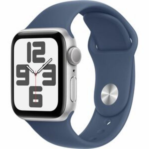 Imagen de APPLE - APPLE WATCH SE GPS 40MM SILVER ALUMINIUM CASE WITH DENIM SPORT BAN