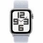 Imagen de APPLE - APPLE WATCH SE GPS + CELLULAR 4 4MM SILVER ALUMINIUM CASE WITH BLUE