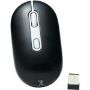 Imagen de PAQ. C/2 - PERFECT CHOICE - MOUSE RECARGABLE 2.4GHZ MAS BT CLIC SILENCIOSO COLOR NEGRO