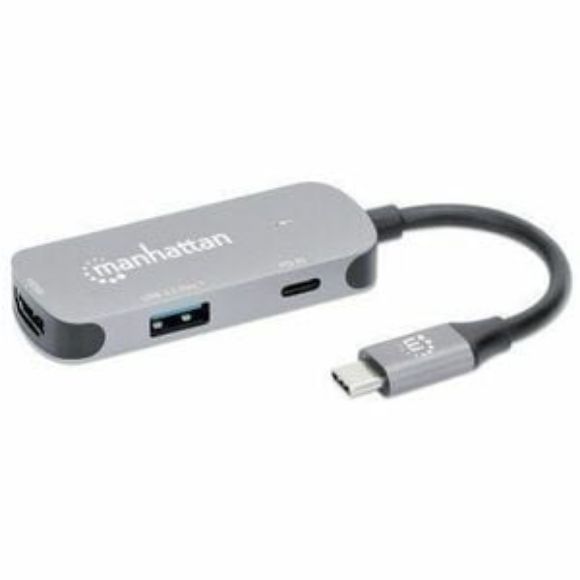 Imagen de IC - DOCKING USB-C 3 PTOS HDMI USB-A USB-C CON PD
