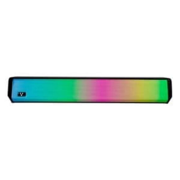 Imagen de VORAGO - BOCINA VORAGO BSP-320 BLUETOOTH 5WX2 USB ILUMINACIN RGB NEGRO