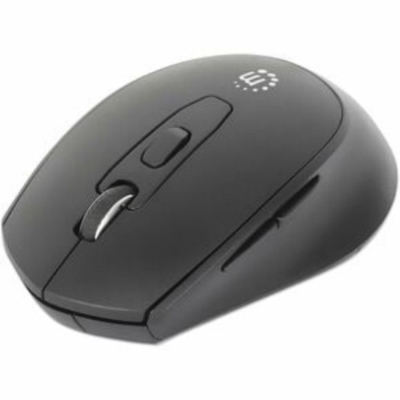 Imagen de PAQ. C/2 - IC - MOUSE OPTICO INALAMBRICO 6 BOTONES 2.4G NEGRO