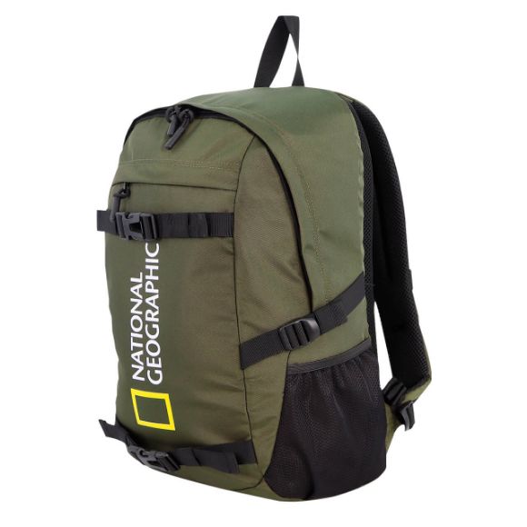 Imagen de NAT GEO - MOCHILA NG SLOT CANYON, 100% POLIÉSTER RECICLADO, 49X17X30CM, VERDE OLIVO